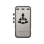 Momax 1-World² 205W 7-Port Dual AC Travel Adapter - Image 2